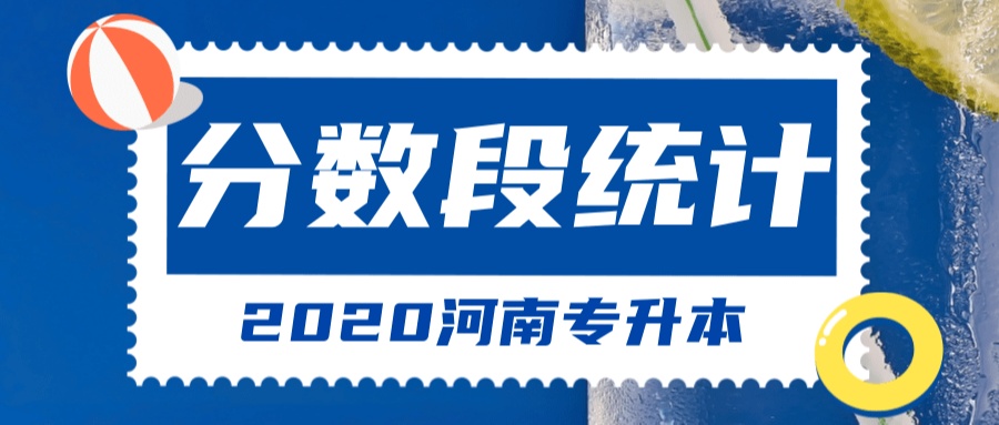 2020年河南省专升本数字媒体技术分数段统计表